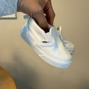 Vans Classic White todder Slip-Ons